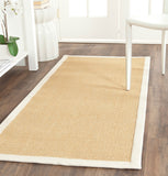 safavieh clearance natural fibers nf441k maize rug
