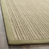 safavieh clearance natural fibers nf442a green rug