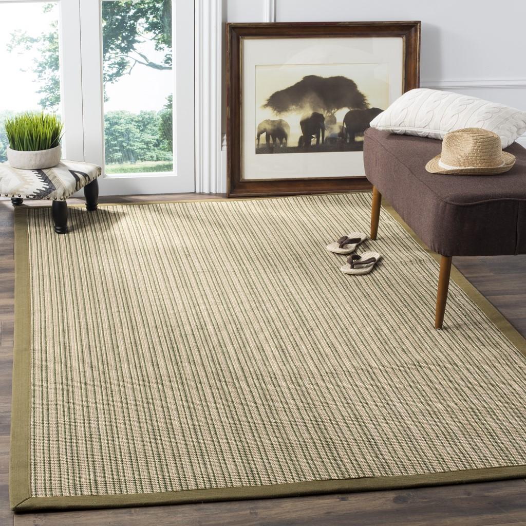 safavieh clearance natural fibers nf442a green rug