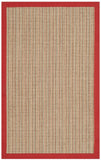 safavieh clearance natural fibers nf442b red rug