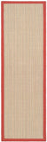 safavieh clearance natural fiber nf442b red rug