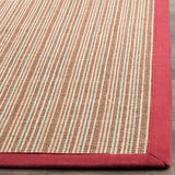 safavieh clearance natural fiber nf442b red rug