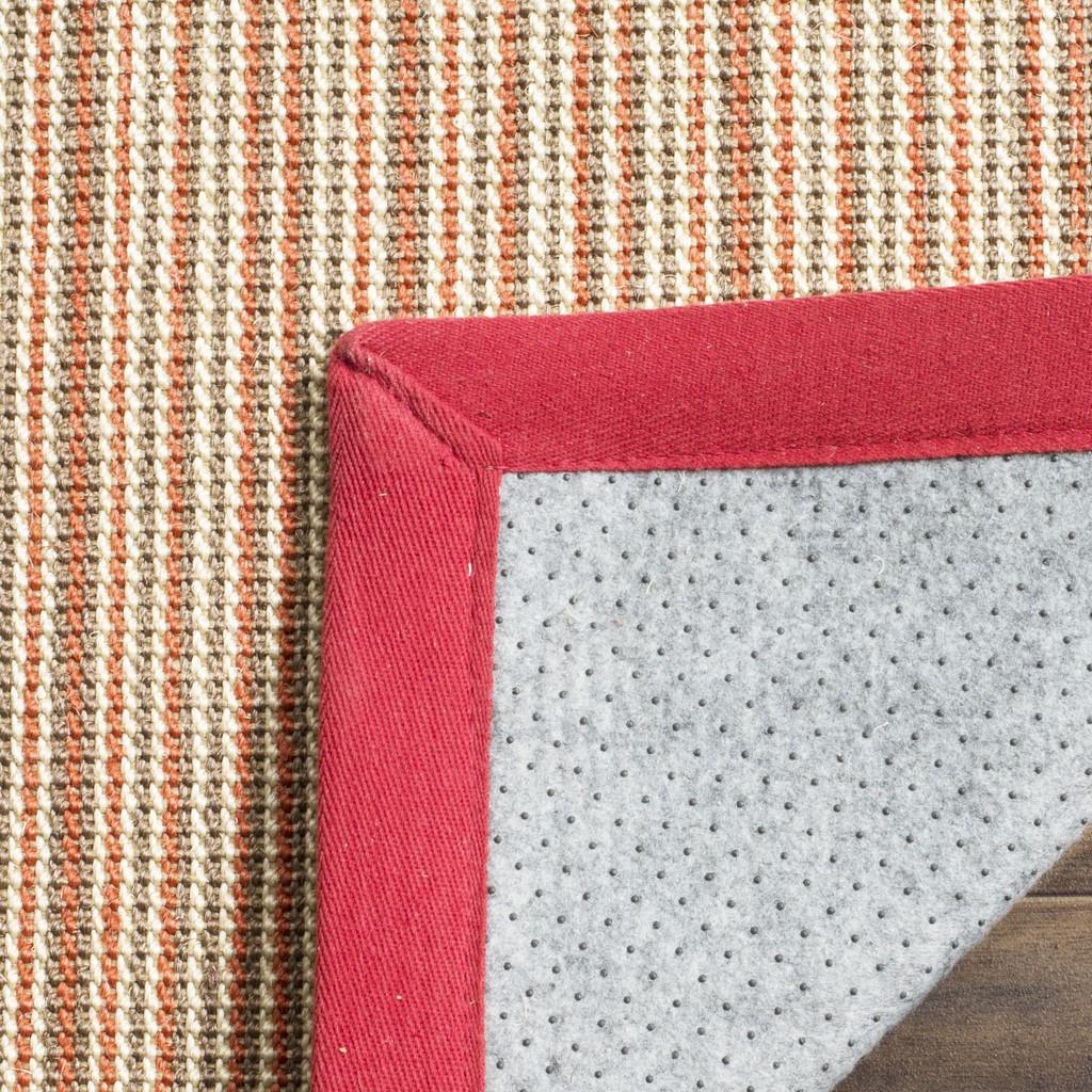 safavieh clearance natural fibers nf442b red rug