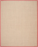 safavieh clearance natural fiber nf442b red rug