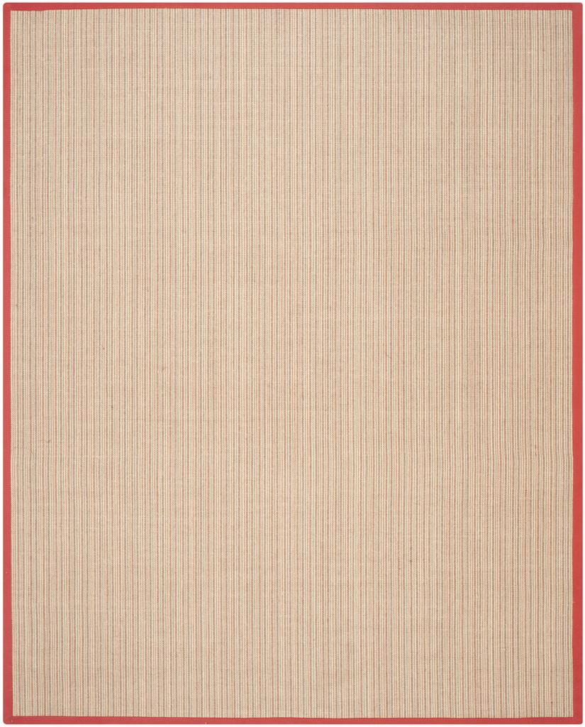 safavieh clearance natural fibers nf442b red rug