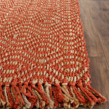 safavieh clearance natural fibers nf445a rust rug