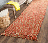 safavieh clearance natural fibers nf445a rust rug