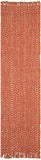 safavieh clearance natural fibers nf445a rust rug