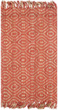 safavieh clearance natural fibers nf445a rust rug