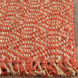 safavieh clearance natural fibers nf445a rust rug