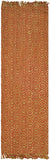 safavieh clearance natural fibers nf445a rust rug