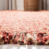 safavieh clearance natural fibers nf445a rust rug
