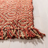 safavieh clearance natural fibers nf445a rust rug