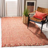 safavieh clearance natural fibers nf445a rust rug