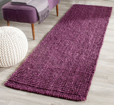 safavieh clearance natural fibers nf447b purple rug