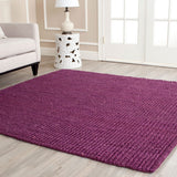 safavieh clearance natural fibers nf447b purple rug
