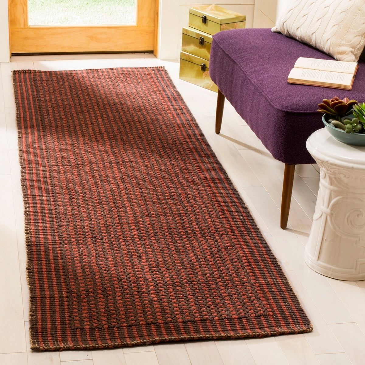 safavieh clearance natural fibers nf451a brown rug