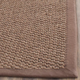 safavieh clearance natural fibers nf525d chocolate rug