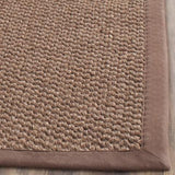 safavieh clearance natural fiber nf525d chocolate rug
