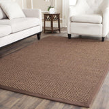 safavieh clearance natural fibers nf525d chocolate rug