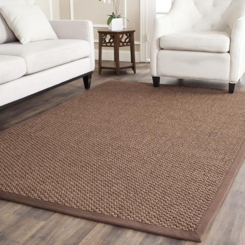 safavieh clearance natural fiber nf525d chocolate rug