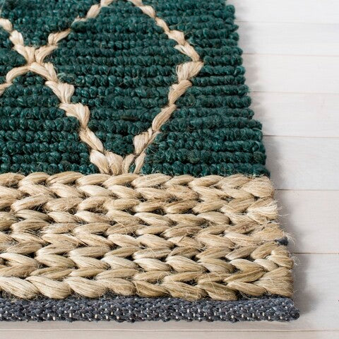 safavieh clearance natural fiber nf951y dark green rug