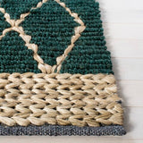 safavieh clearance natural fiber nf951y dark green rug
