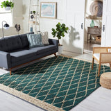 safavieh clearance natural fiber nf951y dark green rug