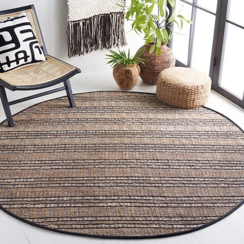 safavieh clearance natural fiber nfb651z black rug