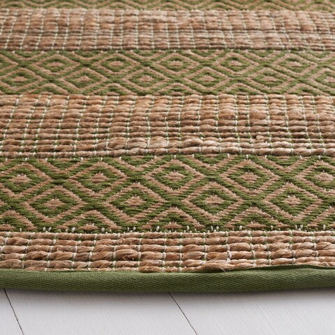 safavieh clearance natural fiber nfb653y green rug