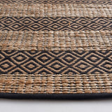 safavieh clearance natural fiber nfb653z black rug