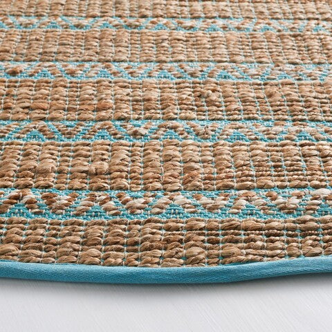 safavieh clearance natural fiber nfb655k teal rug