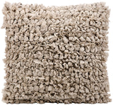 nourison shag dl658 grey pillow