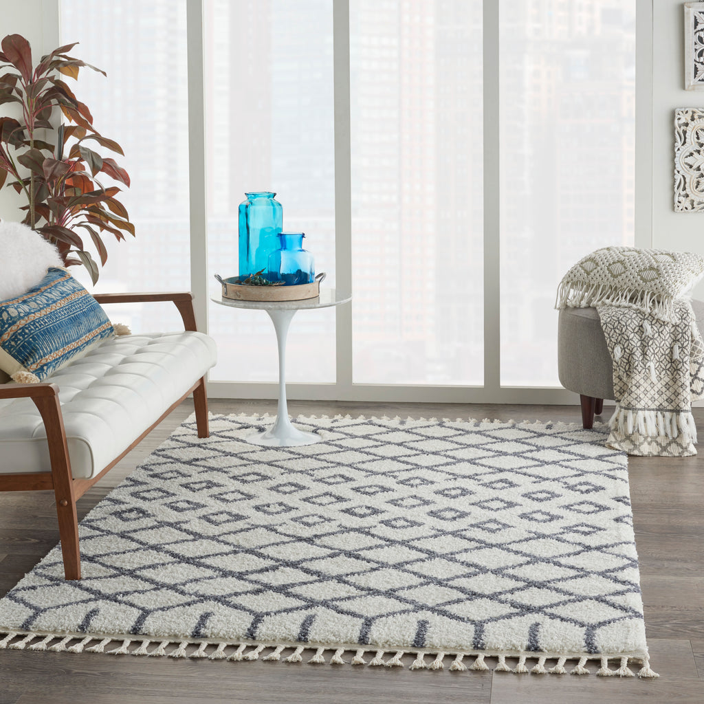 nourison moroccan shag mrs01 white rug