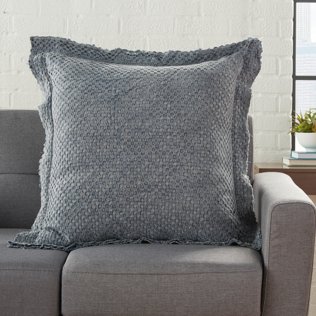 nourison life styles bx056 grey pillow