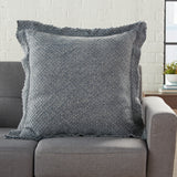 nourison life styles bx056 grey pillow