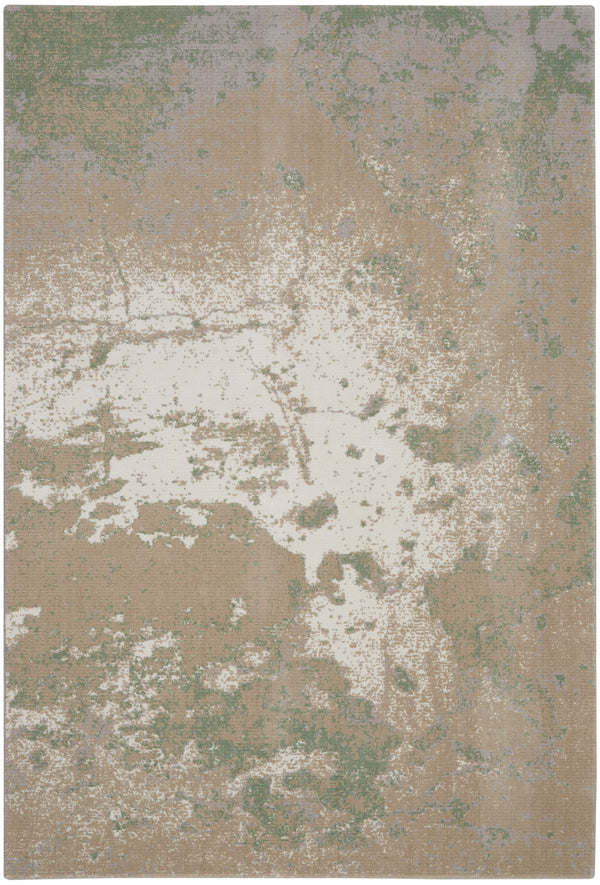 nourison twilight twi06 ivory green rug
