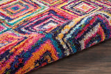 Nourison Clearance Nomad NMD01 Red/Multicolor Rug