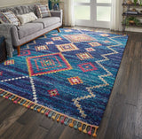 Nourison Clearance Nomad NMD05 Navy Rug