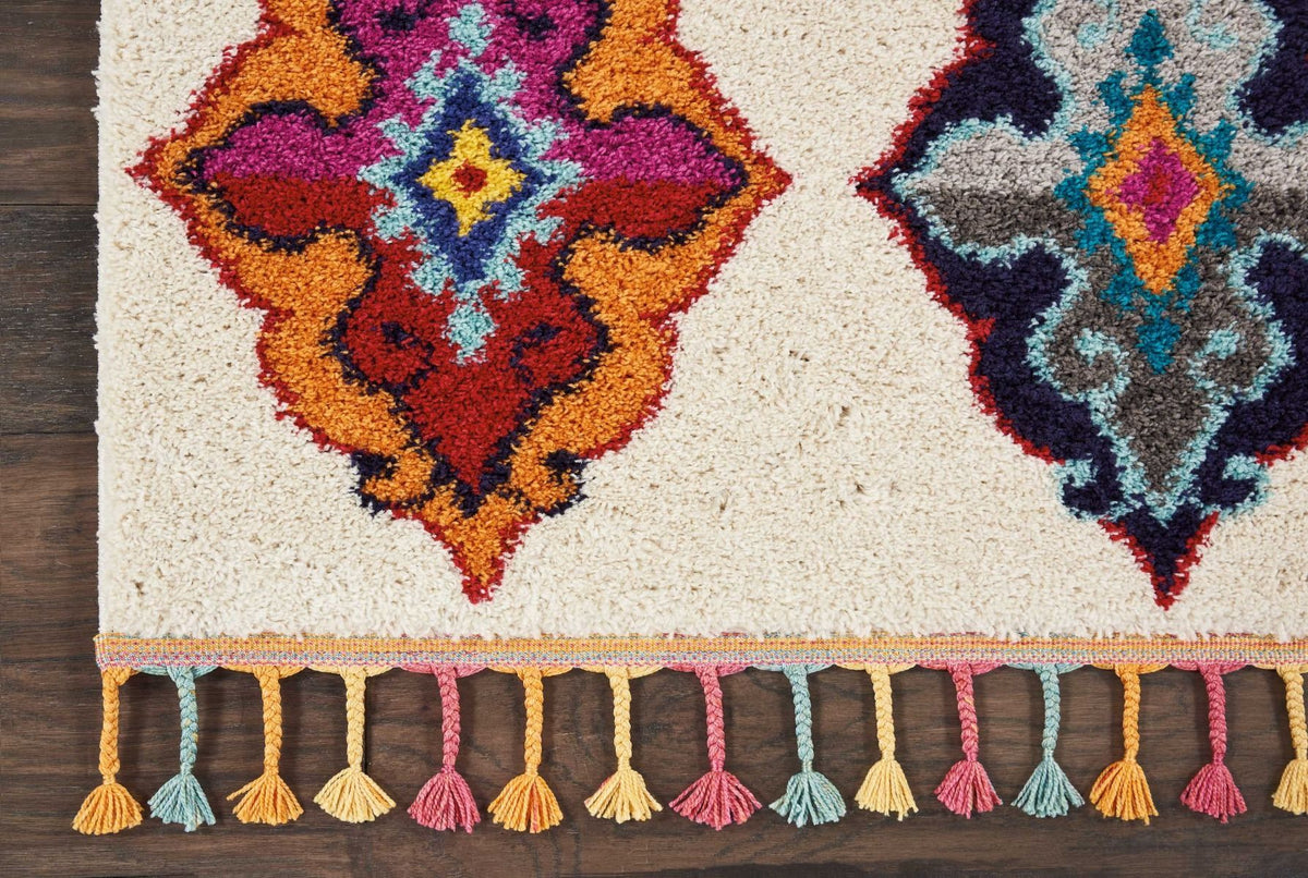 Nourison Clearance Nomad NMD06 Ivory/Multicolor Rug