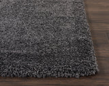 nourison malibu shag msg01 dark grey rug