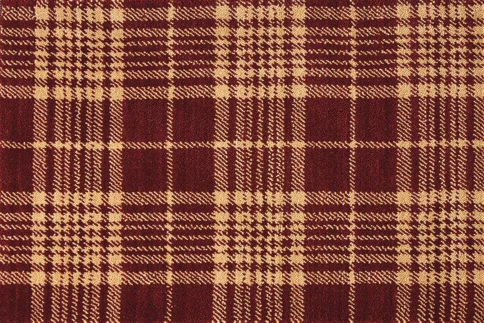 Rugs Done Right Custom Gingham Plaid GINGP Garnet Rug