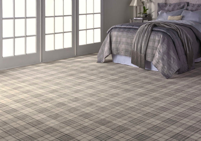 Rugs Done Right Custom Gingham Plaid GINGP Ivory Rug