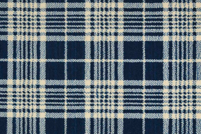 Rugs Done Right Custom Gingham Plaid GINGP Navy Rug