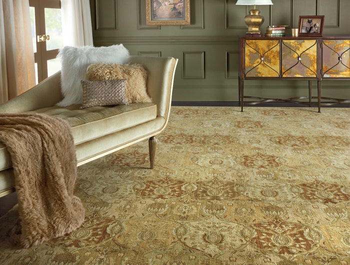 Rugs Done Right Custom Grand Parterre PT04 Gold Rug