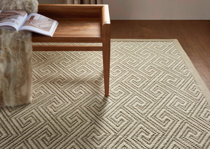 Rugs Done Right Custom Natureweave NATKY Ivory/Marble Rug