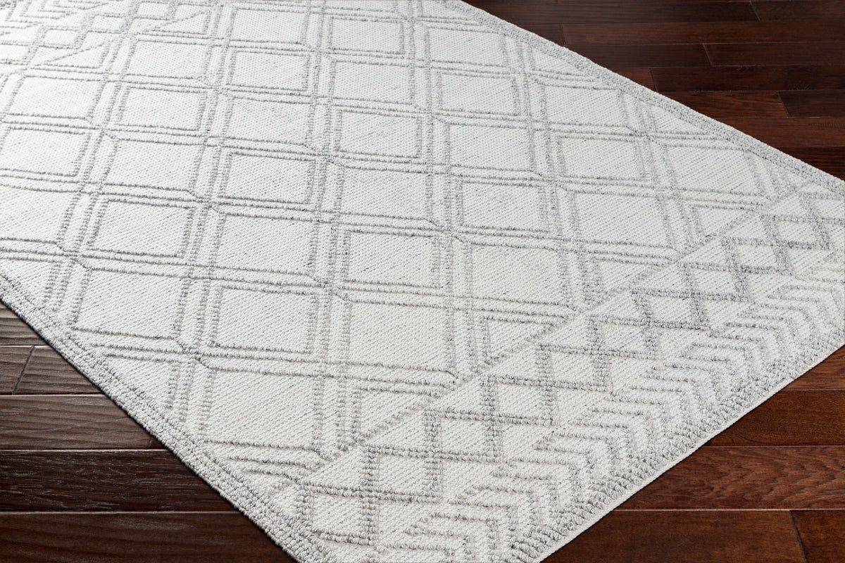 surya napoli npo 2310 white rug