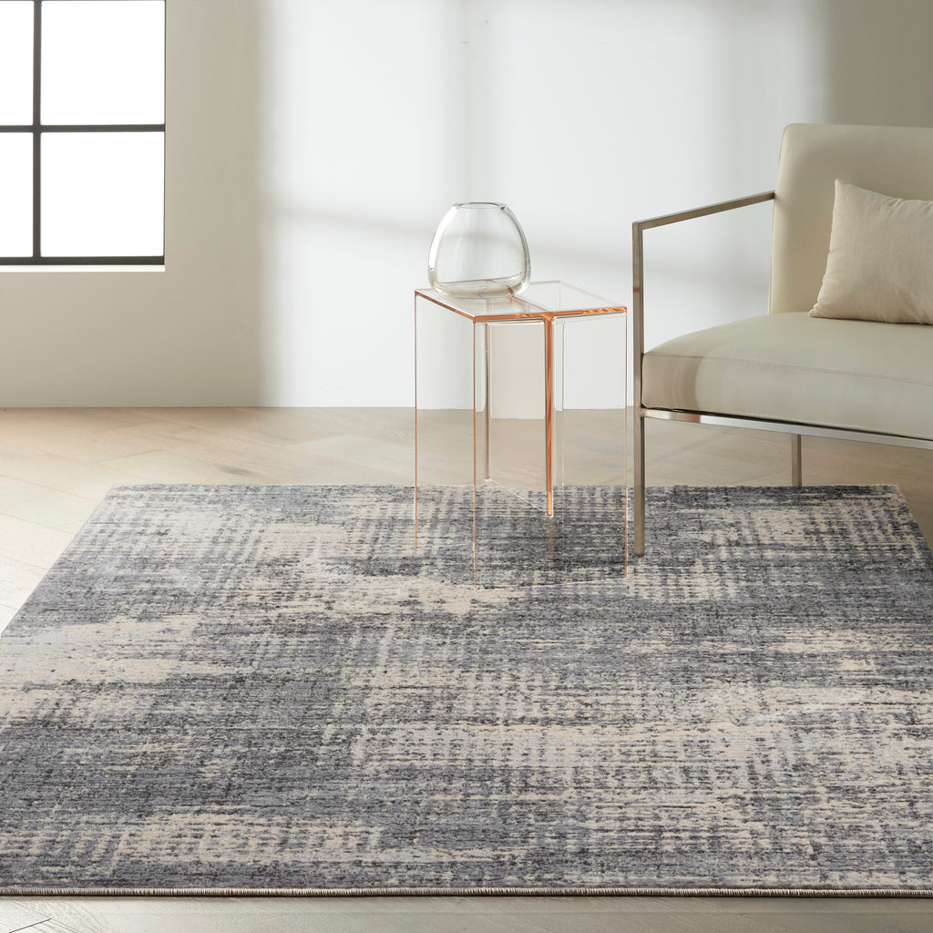 nourison rush ck953 grey beige rug