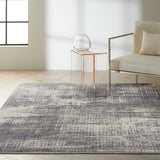 nourison rush ck953 grey beige rug