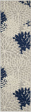 nourison aloha alh05 ivory navy rug